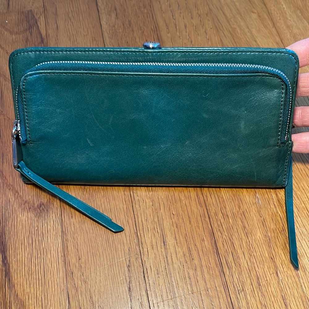 Hobo green wallet